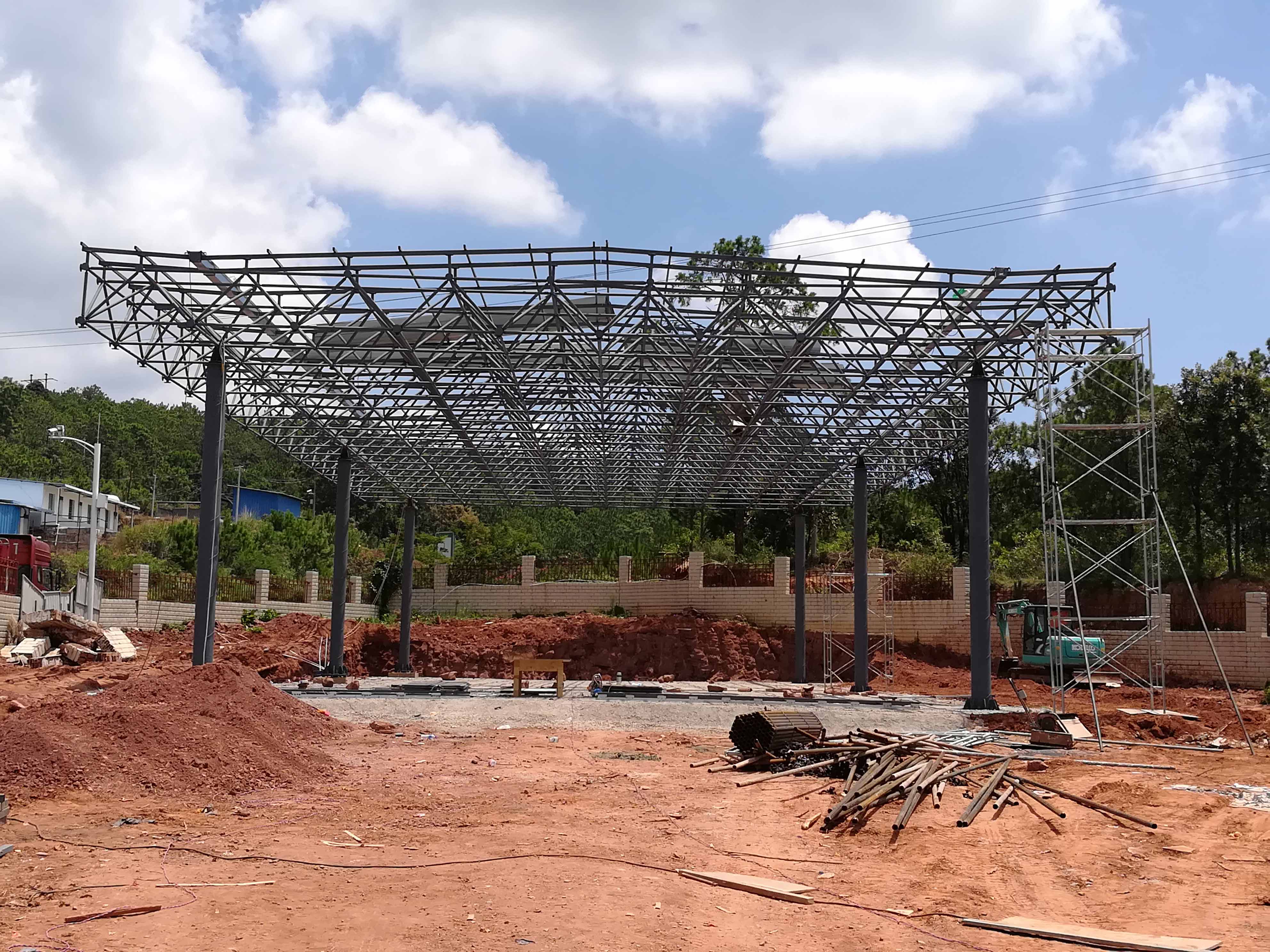 德阳加油站网架屋面